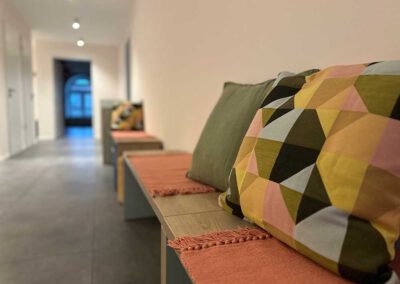 Der Eingangsbereich ins Studio