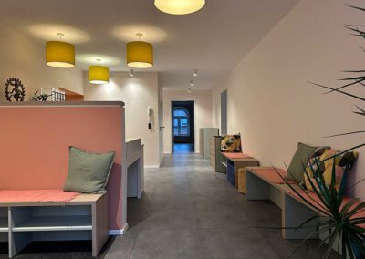 Der Eingansbereich von blankspaceyoga